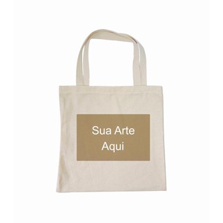 Ecobag Sacola Personalizada 37x37 Cm Ecológicas 100% Algodão