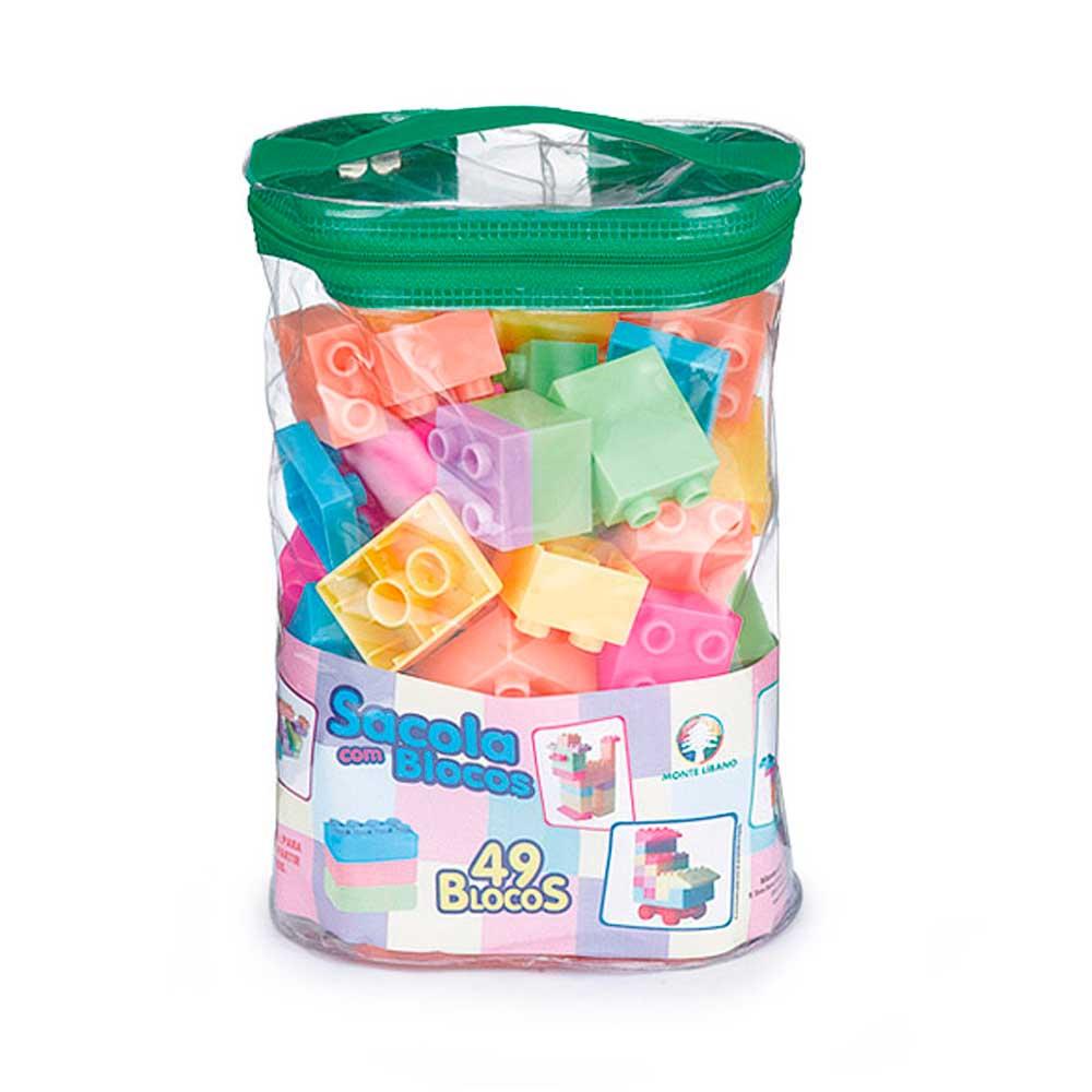 Sacola com 49 Blocos - Monte Líbano em Oferta na Shopee