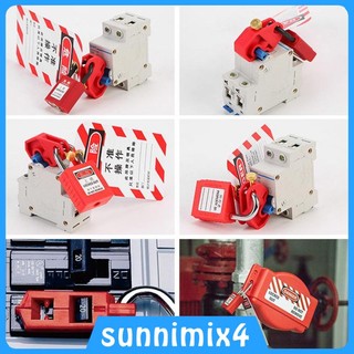 [Sunnimix4] Bloqueio Do Disjuntor Universal Com Dispositivo Elétrico De Parafuso Vermelho