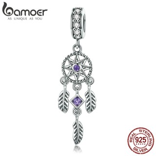 BAMOER Dreamcatcher Charm 925 Silver Bracelet Accessories SCC841