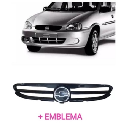 Grade Radiador Corsa Classic 2003 2004 05 2006 07 2008 Preta