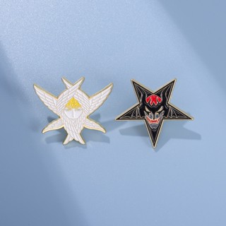 Desenho Animado Devilman Angel Esmalte Avatar Broche Crachás Criativo Lapela Colarinho Alfinetes Crachá Jóias Acessórios Gift