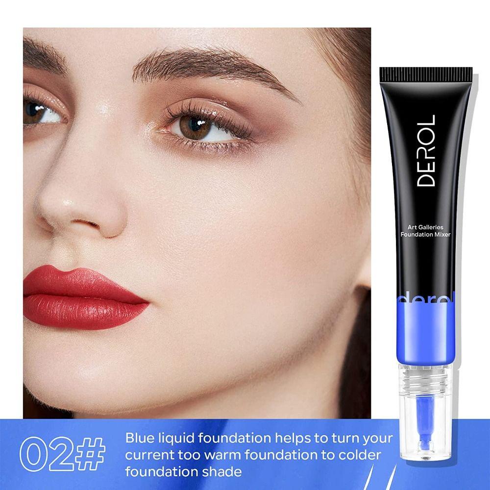 Detalhes do SUER1YE Corretor De Cor Novo Pigmento Misturador Blue Foundation Fácil De Misturar Toner