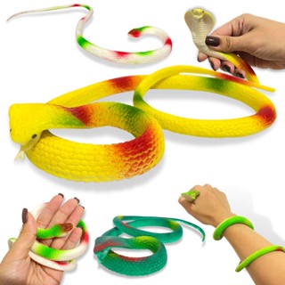 Cobra Realista Grande Brinquedo Borracha Pegadinha Susto