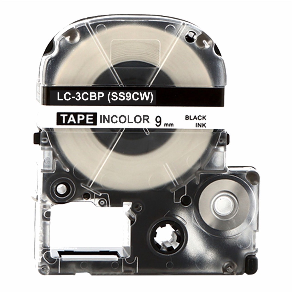 Fita LC-3CBP SS9CW Para Rotulador EPSON LW 9mm Incolor