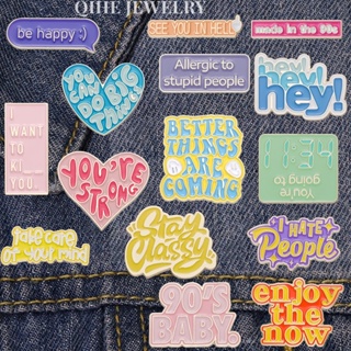 15 Estilos Declaração de Palavras Alfinete de Lapela Mochila Crachá Acessório de Roupa em Oferta na Shopee