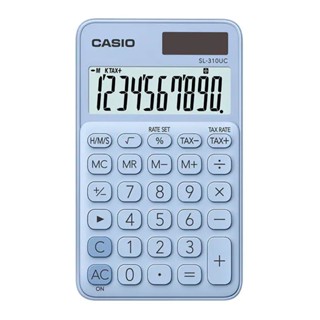 Calculadora de bolso 10 digitos SL-310UC-LB Azul Claro Casio