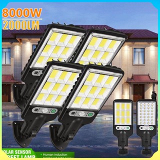Luz solar 8000w com reflexo de controle remoto LED e sensor de movimento ajustável MODA