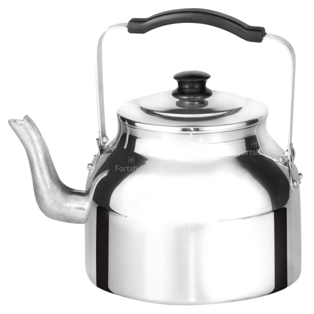 Chaleira Tradicional Reforçada Em Alumínio 3,7 Litros Chá Café Leite Bule Cozinha em Oferta na Shopee