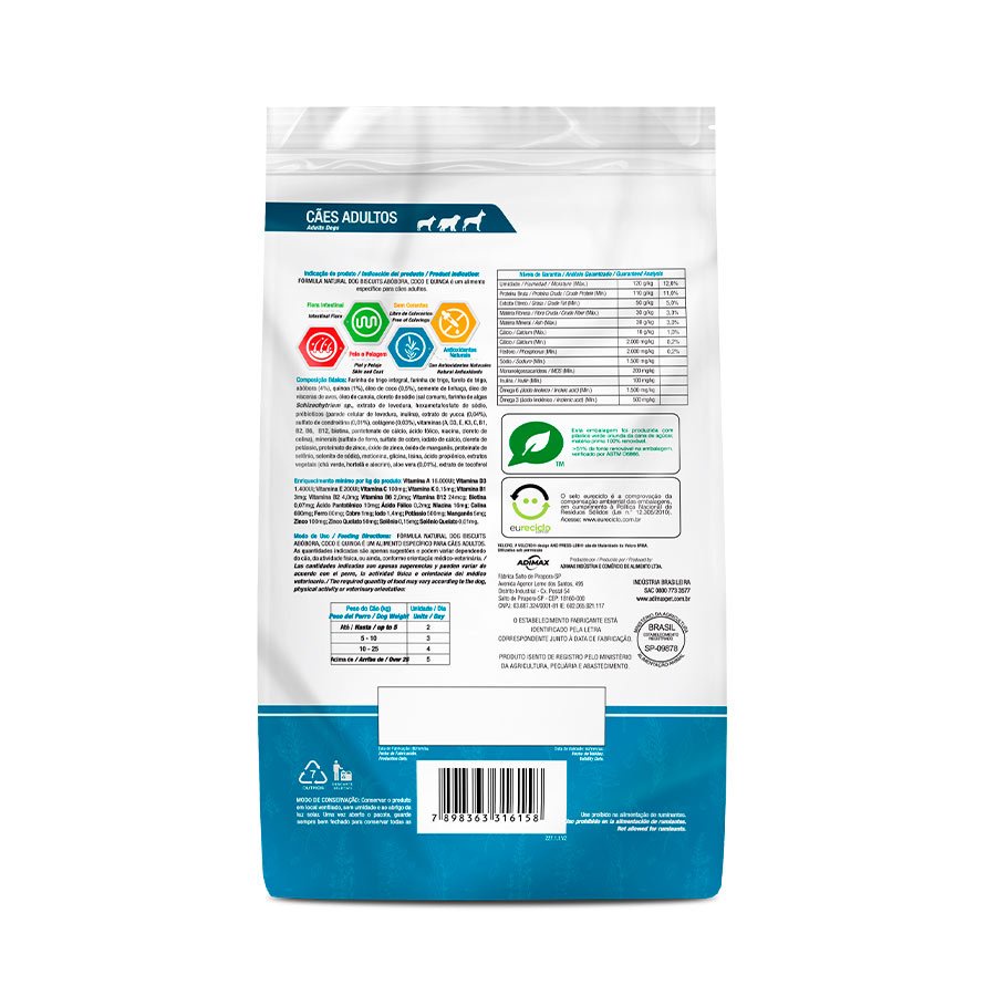 Detalhes do Kit com 3 Biscoitos Fórmula Natural Dog Biscuits Para Cães De Adultos De Médio E Grande Porte Sabor Abóbora 250g