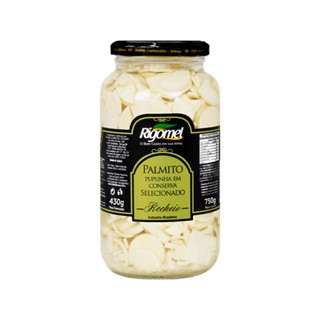 Palmito de Pupunha em Conserva Recheio Rigomel 430g