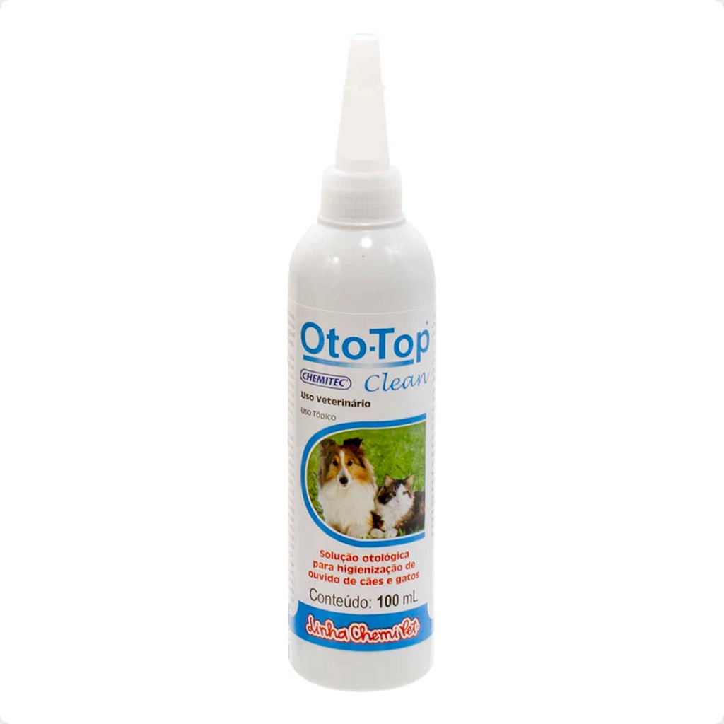 OTO-TOP Clean Chemitec Solução Otologica - 100 mL