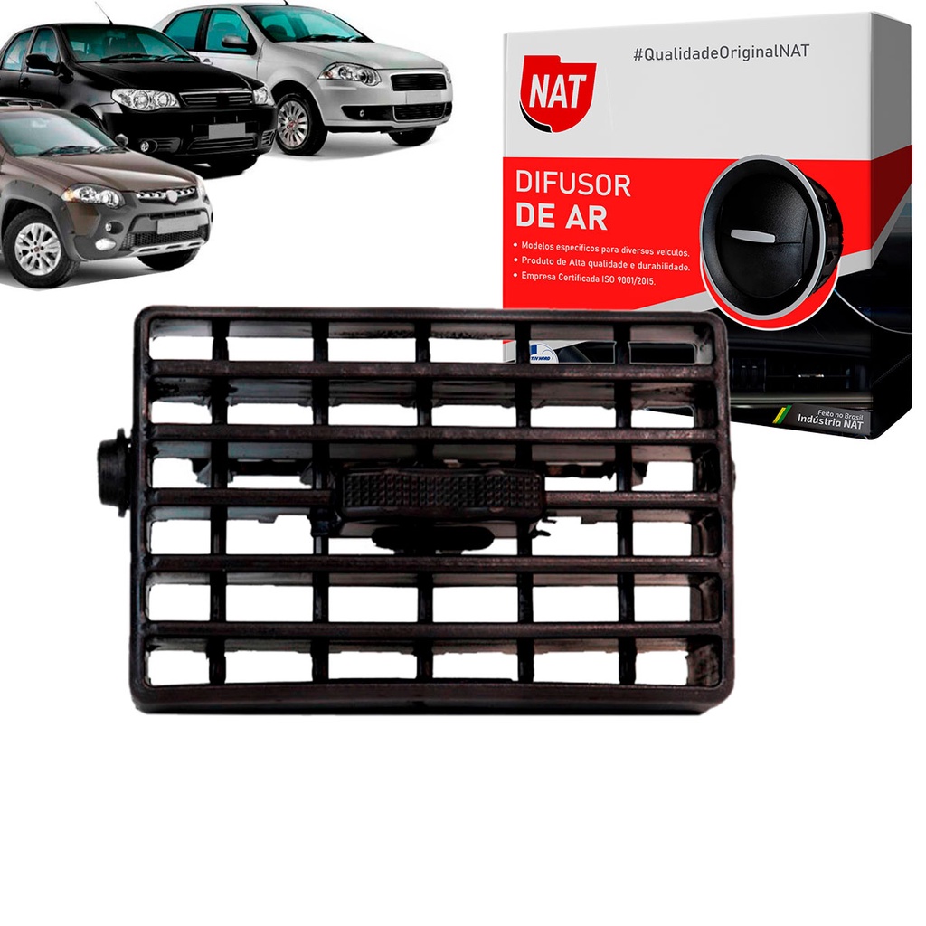 Difusor Saida De Ar Palio Siena Strada G4 2008 Até 2012 em Oferta na Shopee