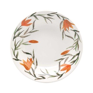 Jogo De 6 Pratos Fundos 21,5 Cm Donna Lírios em Oferta na Shopee