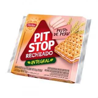 Biscoito Recheado Integral de Peito de Peru Marilan Pit Stop 105,6g