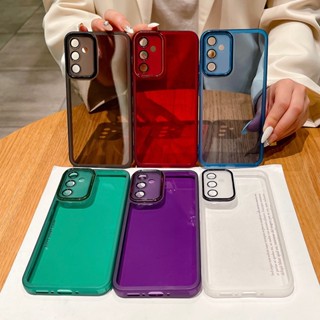 Capa Protetora Para Câmera De Luxo Samsung Galaxy A04e A04s A14 A24 A34 A54 A13 2 Em 1 Telefone Com Filme De Lente Revestida