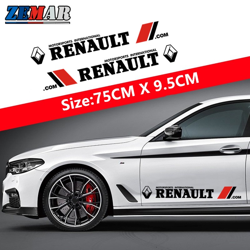 Autocolantes Decoração Da Carroceria Lateral Porta Anti-Riscos Para Clio Fluence Duster Megane 2 Sandero Kwid Logan Captur Scenic Kiger Koleos