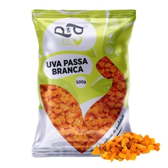 Uva Passa Branca Sem Semente 500g - P&P
