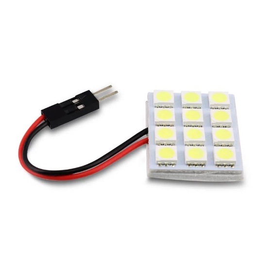 Kit Com 05 Placas 12 Led Iluminação Interior Carro Branca em Oferta na Shopee