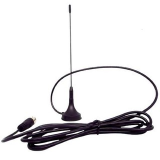 Antena Digital Interna Exbom 1.5m Compacta Preta