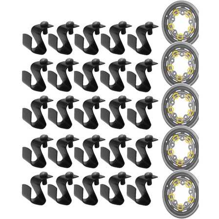 Jogo Presilha Grampo Fixacao Calota Roda 5 Furos Fusca Kombi em Oferta na Shopee