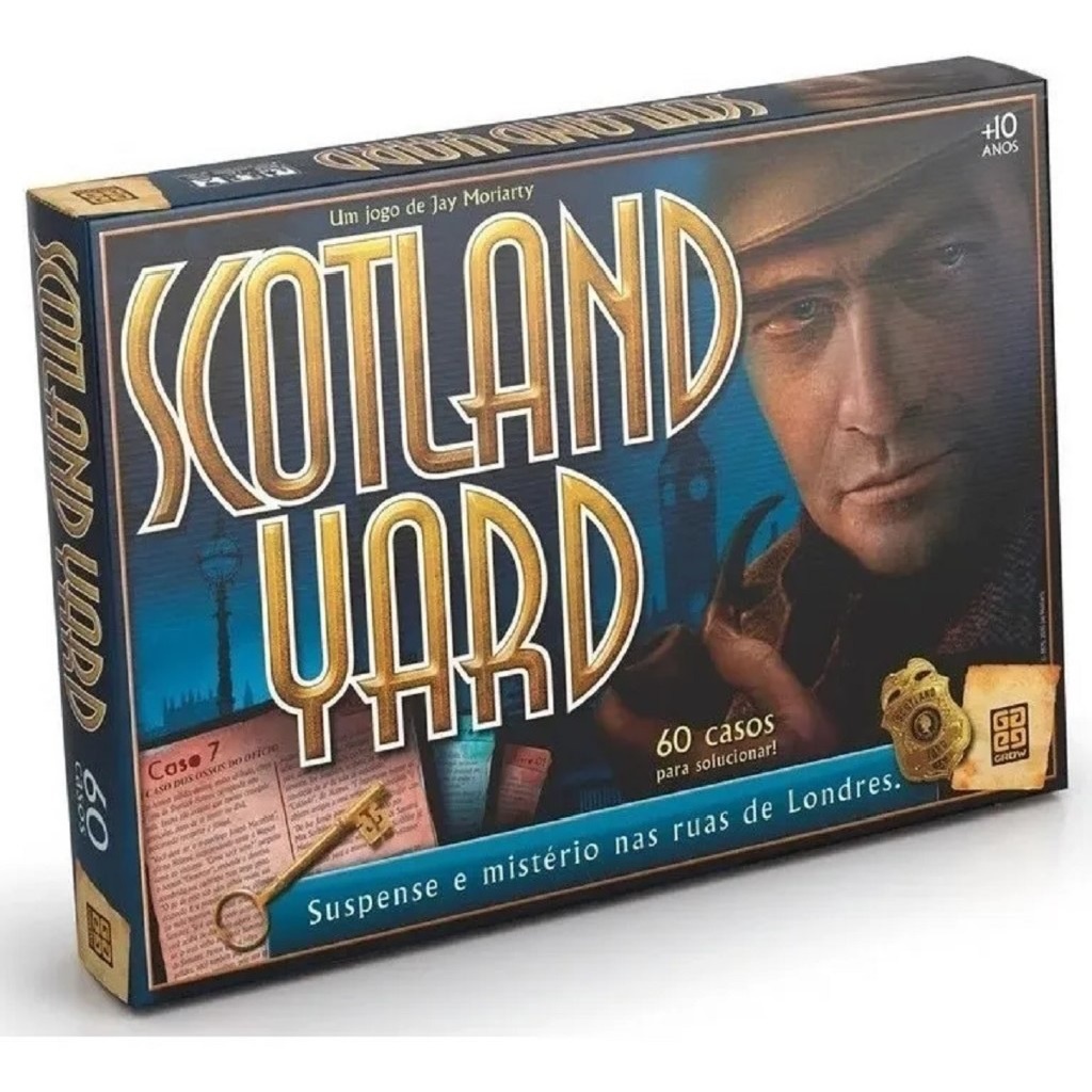 Jogo Scotland Yard 60 Casos (2019) - Grow