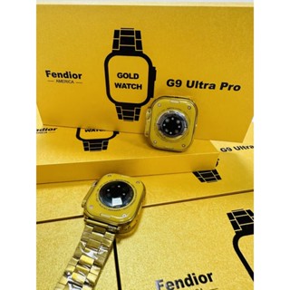 Novo Relógio G9 Ultra Pro Gold Smart Watch Série 8 NFC Bluetooth Call Men Smartwatch 2023 Carregamento Sem Fio
