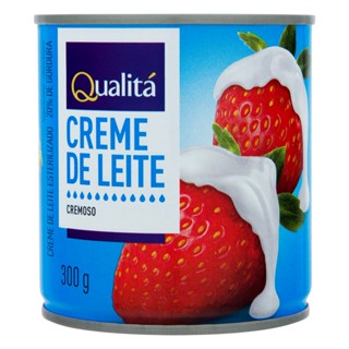 Creme de Leite Esterilizado Qualitá Lata 300g