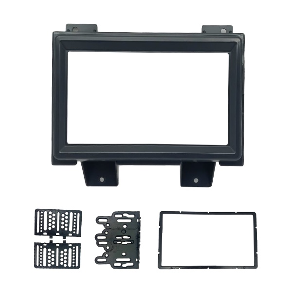 Moldura 2 Din GM S10 e Blazer 1995 à 2000 - Grafite - Fiamon em Oferta na Shopee