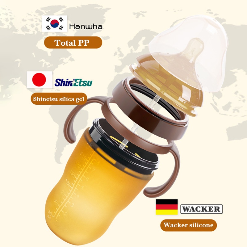Detalhes do Copo De Silicone Para Bebê Nano Silver-Garrafa De Água Resistente A Germes Com Alça , Opções De 150ml/250ml Bebês E Cria