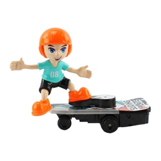 Boneco Skatista Musical Sons Luzes Giro 360 graus - BBRToys