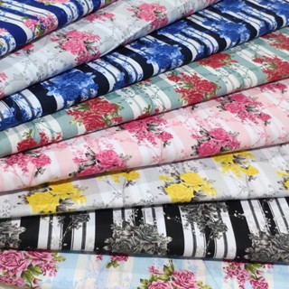 Tecido Tricoline Estampado Floral Flora 100% Algodão 50cm x 1,50mt