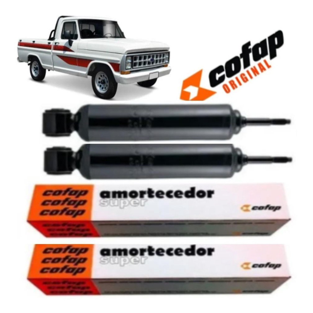 Par Amortecedor Traseiro Ford F1000 Pickup 1979 1980 1981 1982 1983 1984 1985 1986 1987 1988 1989 1990 1991 Original Cofap Novo