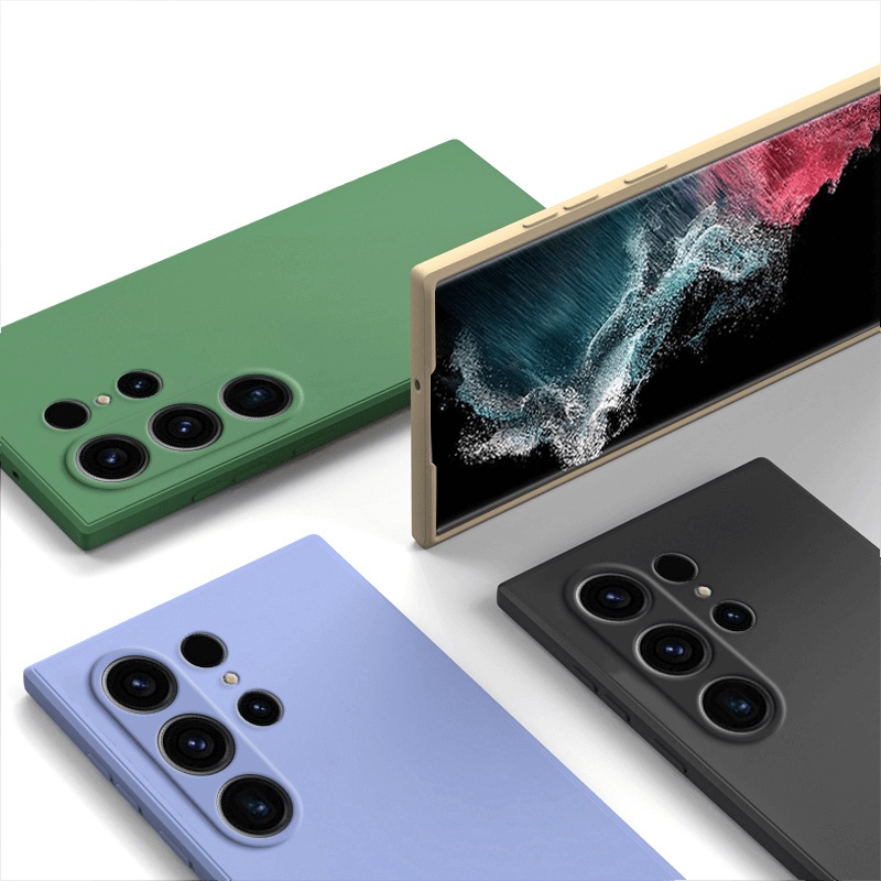 Capa Anti Impacto Aveludada Para Samsung Galaxy S23 Ultra