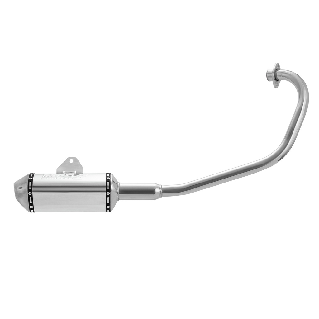 Escapamento Escape Moto Pro Tork Mini 3 Stamp Fan Cargo Start 160 2016 2017 Cromado Com Ponteira em Oferta na Shopee