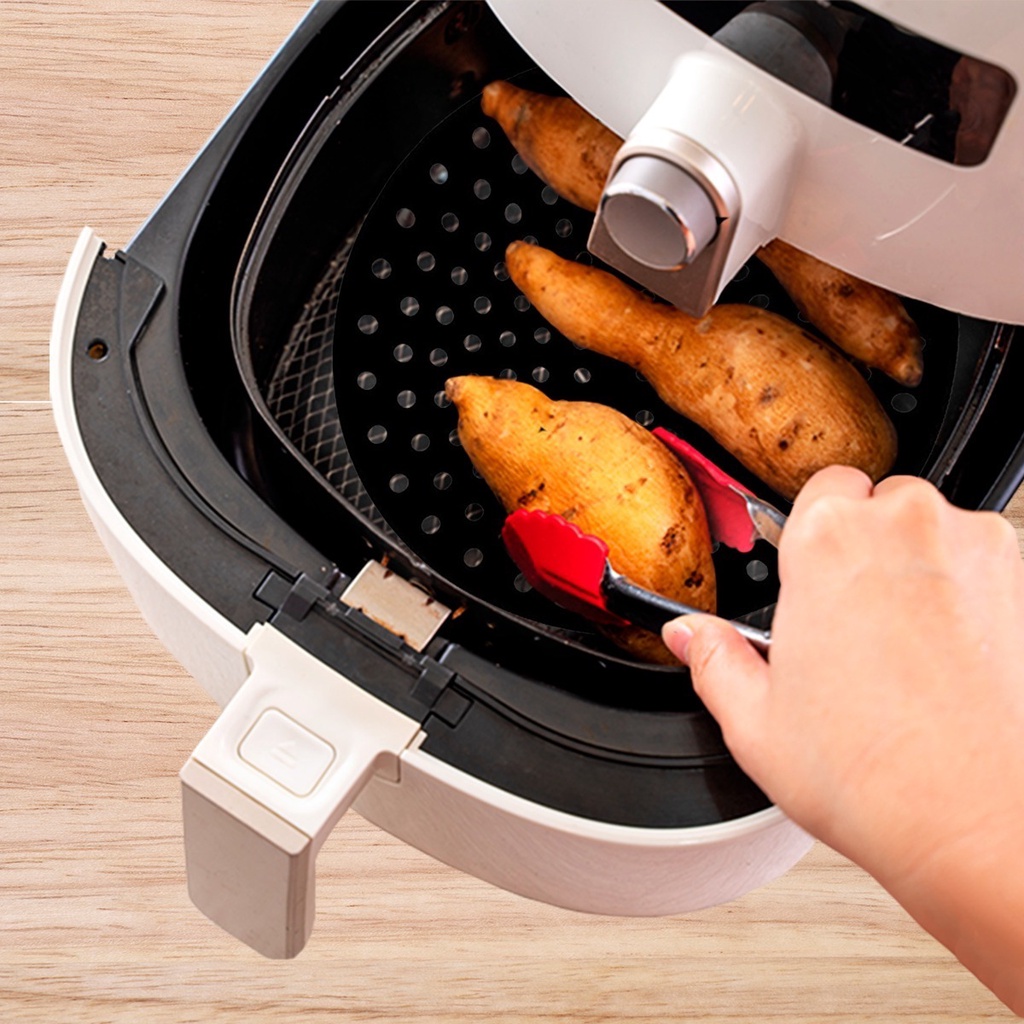 Kit 4 Tapete Redondo Silicone airfryer Universal Fritadeira em Oferta na Shopee