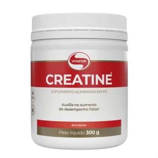 Creatina 300g - Vitafor Creatine Monohidratada Pura em Oferta na Shopee