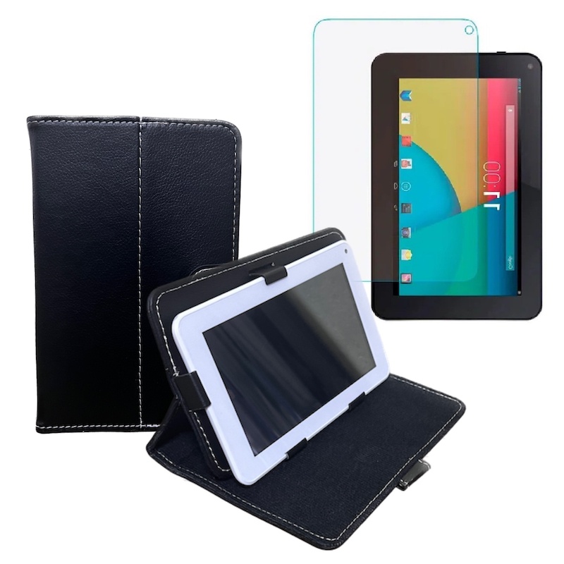Capa c/ Suporte p/ Tablet Multilaser M7 WIFI M7s go M7s Lite + Pelicula