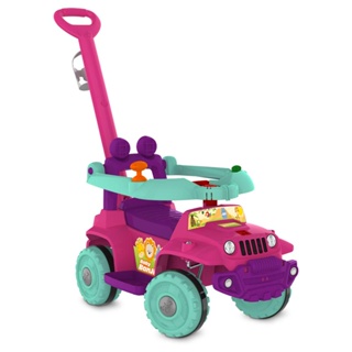 Babyjipe Passeio & Andador Rosa Bandeirante em Oferta na Shopee