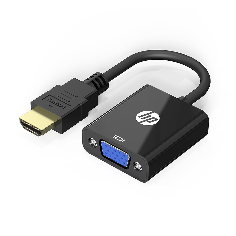 Cabo HP Conversor HDMI Macho x VGA Fêmea Preto - DHC-CT500