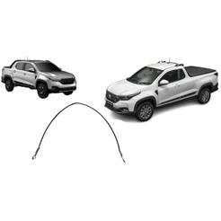 Cabo De Aço Tampa Traseira Fiat Strada 2021 2022 Caçamba