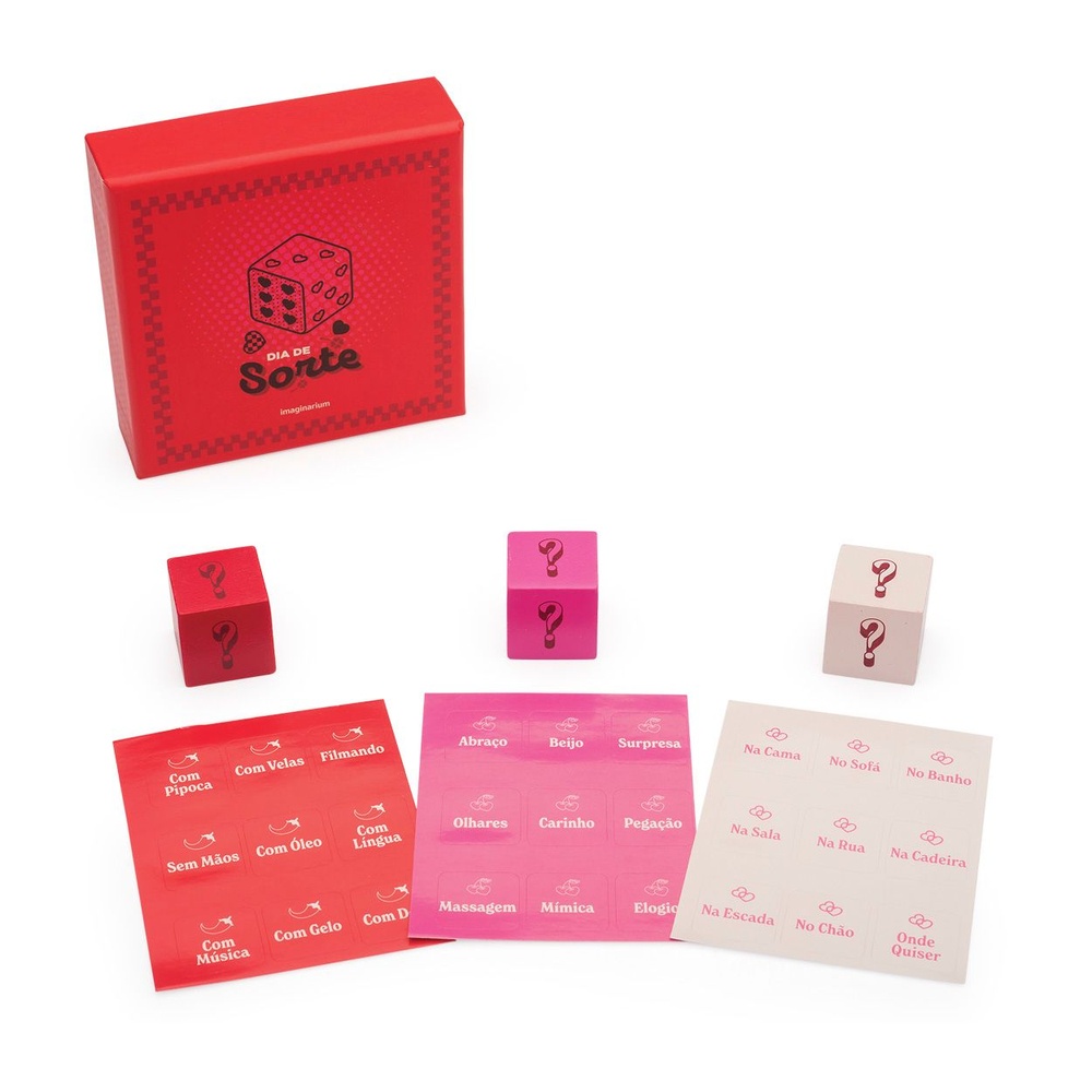 Jogo de dados meu dia de sorte - Imaginarium em Oferta na Shopee