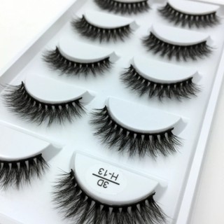 3D 5 Pares Cílios Falsos Naturais H13 H03 H01 G800 G803 H15 H12 H09 H02 H04 H05 H06 H07 H10 H08 H09 H11 H14