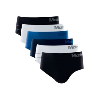 Kit com 6 Cuecas Slip Microfibra sem Costura Mash