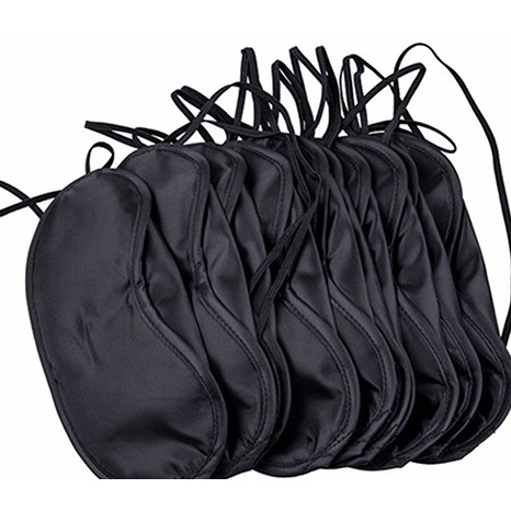 kit 30 Máscara para dormir/Tapa olho/Preta/Mascara descanso para Olhos/Mascara de viagem