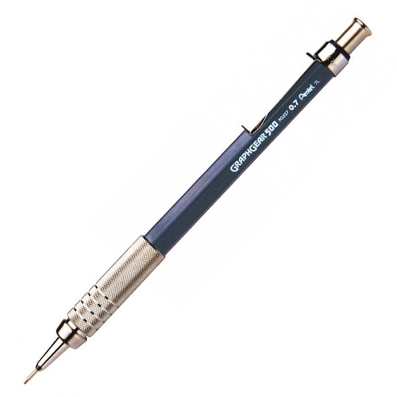 Lapiseira 0.7mm Graphgear 500 Azul Pentel em Oferta na Shopee