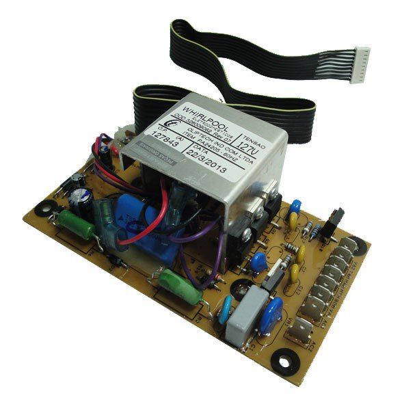 Placa Eletrônica Lavadora Brastemp Smart 5kg e Advantech 6 Kg BWB22 BWM06 de Potência 127V 326009082 Original