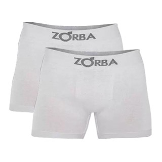 2 Cueca Boxer Zorba de Algodão Masculina Varias Cores