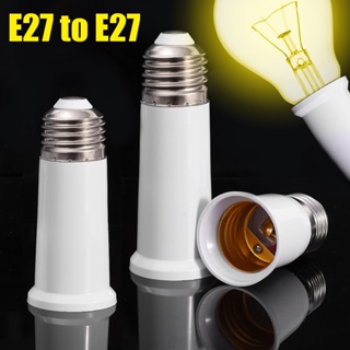 E27 Conversor De Soquete De Lâmpada De Comprimento/E27 A E27 Suporte De Extensão/Acessórios Led/Tampa De Parafuso Doméstica 65/95/120mm em Oferta na Shopee