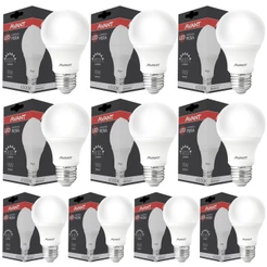 10 Lâmpada Pera Bulbo Soquete E27 Luz Branco Frio 9w Bivolt